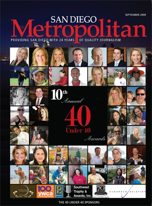 San Diego Metro Magazine 40 Under 40 Cover