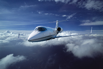 A Learjet 55 is part of the fleet at Schubach Aviation