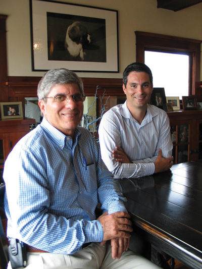 Jerry Navarra and his son, Jim Navarra