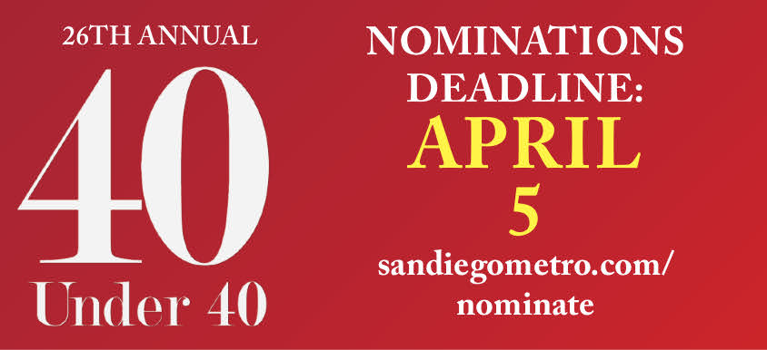 40 UNDER 40 2025 NOMINATIONS